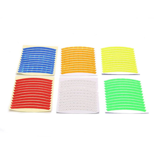 12-Pack Reflex Strips Vandafvisende Gul