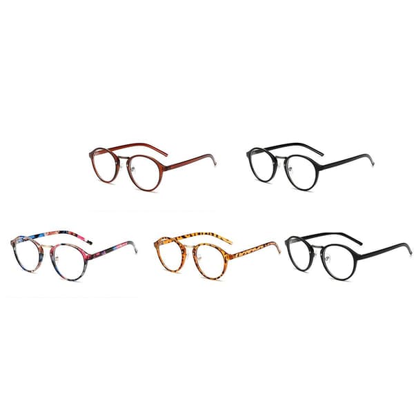 Eleganta Retro Glasögon (Utan Styrka) Matte Svart