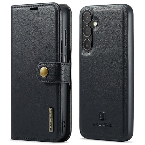 Samsung S23 Plus - Elegant Skydd med Kortfack & Kickstand Grå