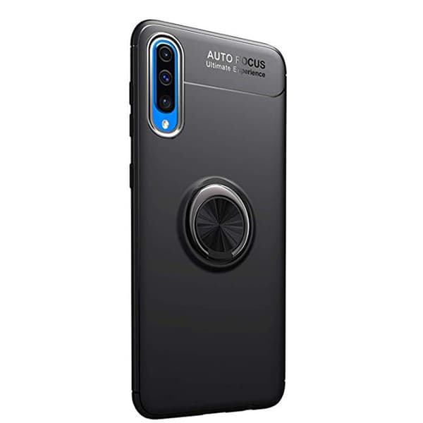 Kraftfullt Skal med Kickstand - Samsung Galaxy A50 Blå/Blå