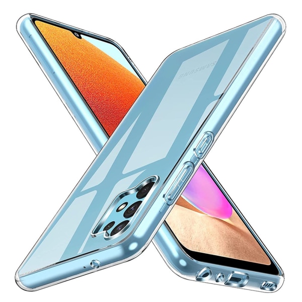 Suojaava Floveme-silikonisuoja - Samsung Galaxy A13 5G Genomskinlig