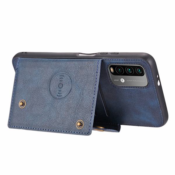 Skal med Kortfack - Xiaomi Redmi 9T Ljusbrun