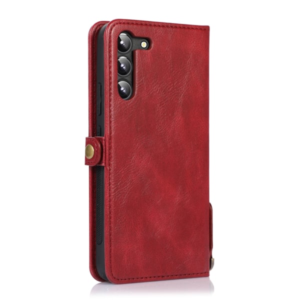 Genomtänkt Plånboksfodral - Samsung Galaxy S22 Plus Röd