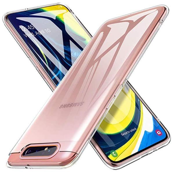 Robust Skyddsskal i Silikon - Samsung Galaxy A80 Transparent Transparent/Genomskinlig