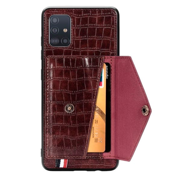 Gennemtænkt cover med kortrum - Samsung Galaxy A51 Blå