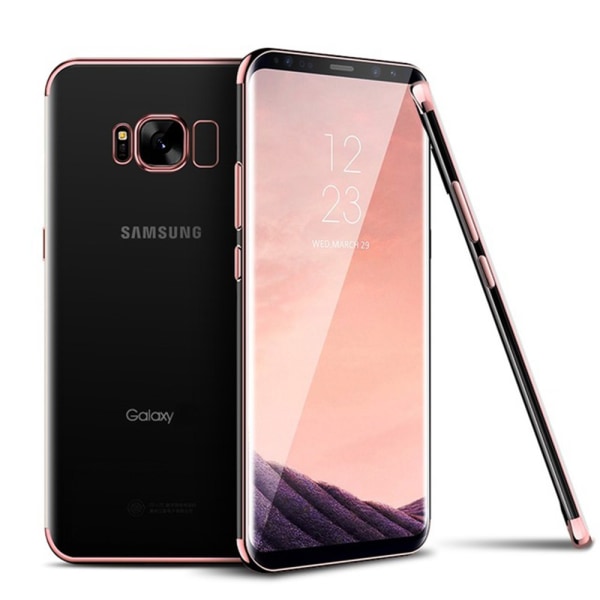 Samsung Galaxy S8 Plus - Tyylikäs silikonikotelo Floveme Roséguld