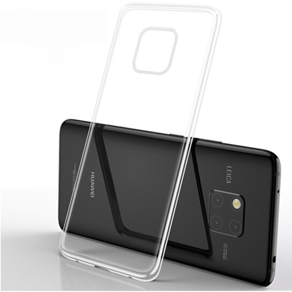 Stötdämpande Silikonskal (FLOVEME) - Huawei Mate 20 Pro Transparent/Genomskinlig