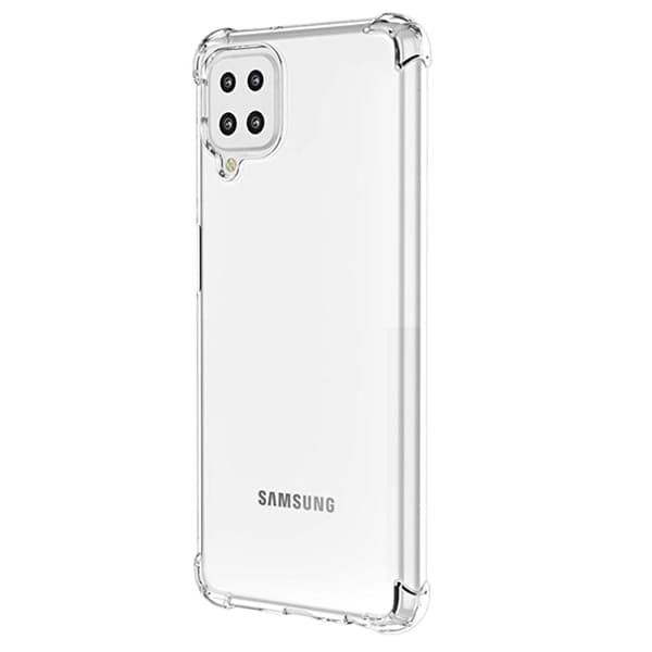 Stilsäkert Stöttåligt Skal - Samsung Galaxy A12 Transparent
