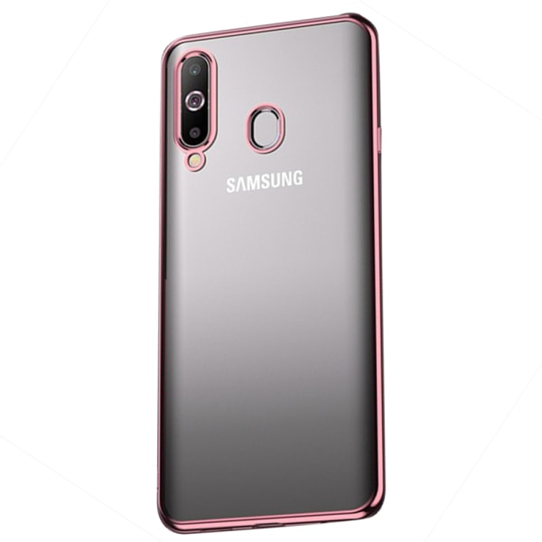 Elegant stødabsorberende silikonetui - Samsung Galaxy A40 Silver