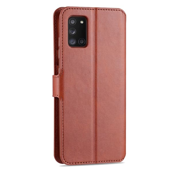 Glat stilfuldt pung etui - Samsung Galaxy A41 Grå