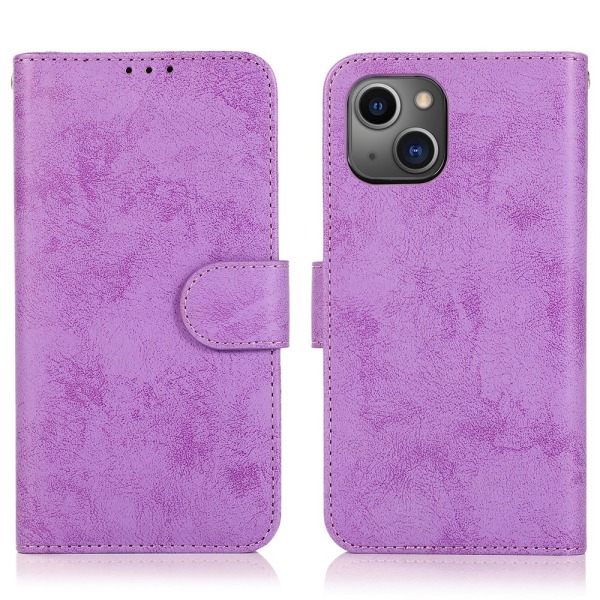 Plånboksfodral med Skalfunktion - iPhone 14 Marinblå