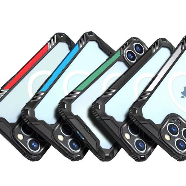 Iskua vaimentava kuori - iPhone 14 Pro Röd