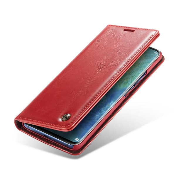 Huawei Mate 20 Pro - Plånboksfodral Röd Röd