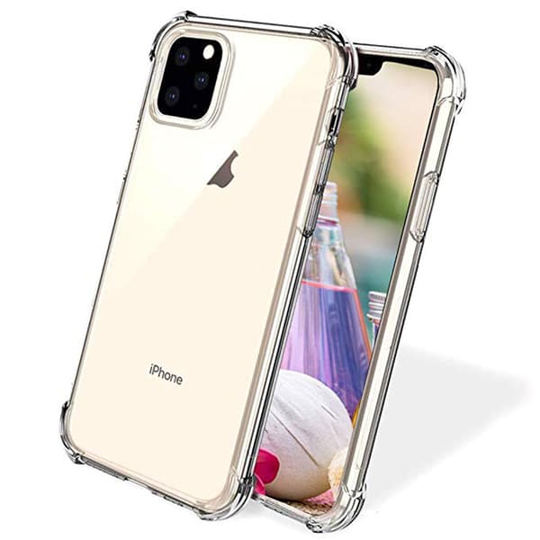 Genomt�nkt Silikonskal - iPhone 11 Pro Transparent/Genomskinlig