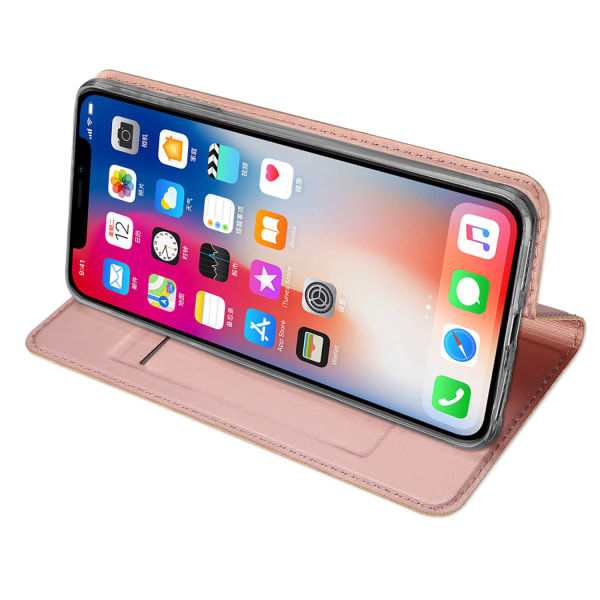 Designfodral för iPhone XS Max (Silk-Touch) Guld