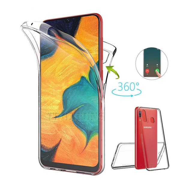 Samsung A20e | 360° TPU silikonetui | Nord Blå