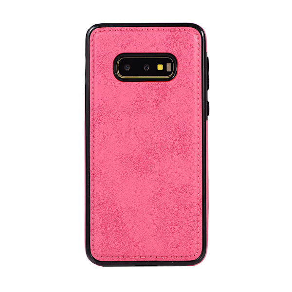 Samsung Galaxy S10e - Praktiskt Plånboksfodral (LEMAN) Rosa