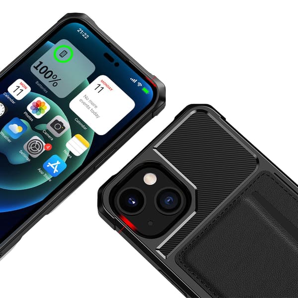 iPhone 15 Kortfodral - Skydd & Funktion i Ett