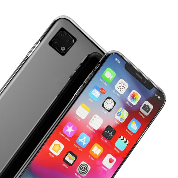 Robust Silikonskal - iPhone 11 Pro Max Transparent Transparent/Genomskinlig
