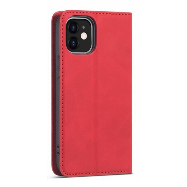 Stilsäkert Smidigt Plånboksfodral - iPhone 12 Röd