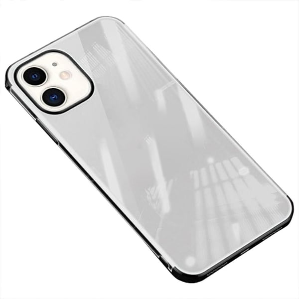 Stilsäkert Skyddande Silikonskal - iPhone 12 Roséguld