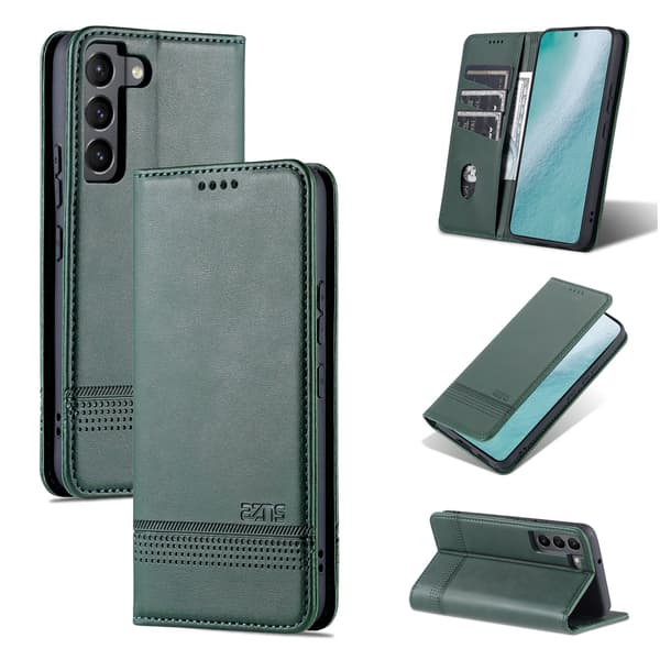 Samsung Galaxy S23 - Stilsäkert Smidigt Yazunshi Plånboksfodral Blå