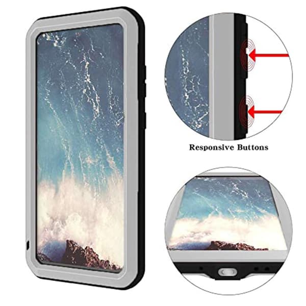 Samsung Galaxy S20 Ultra - Stilig støtsikker deksel Silver