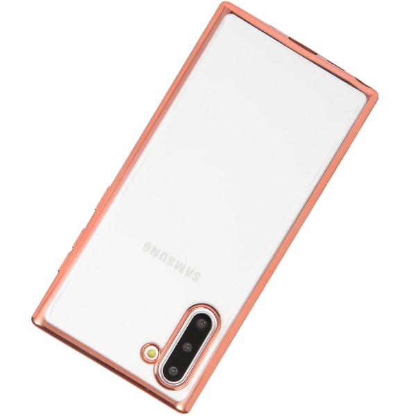 Samsung Galaxy Note10 - Elegant Floveme Silikonskal Roséguld