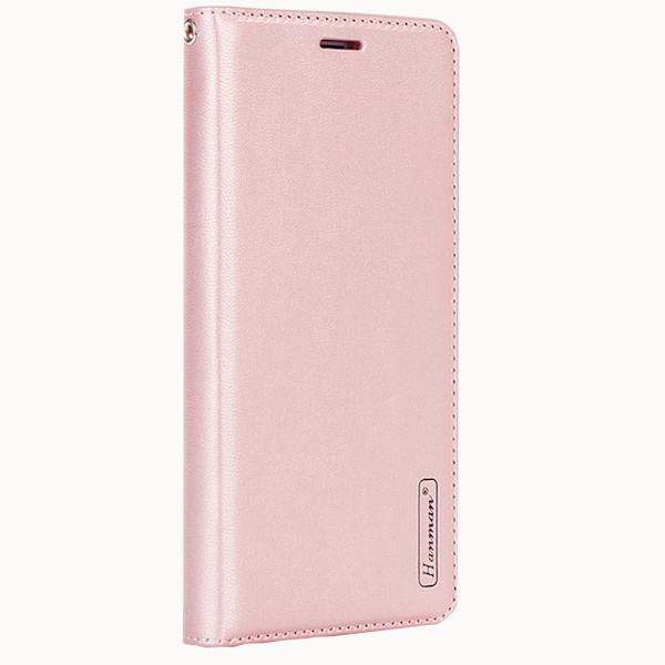 Huawei Y6 2019 - Skyddande Robust Plånboksfodral (HANMAN) Roséguld