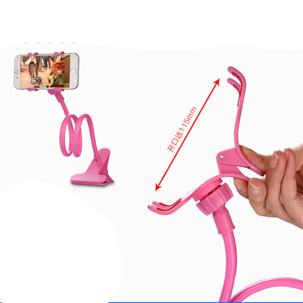 Smidigt Effektfull Mobilhållare Justerbar Universal Svart