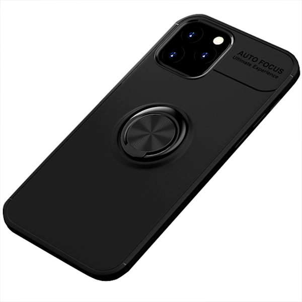 Stilsäkert Smidigt Skal med Ringhållare - iPhone 13 Pro Max Blå