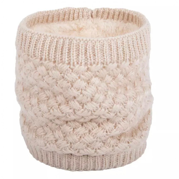 Mjuk Stilren Varm Ringhalsduk Beige