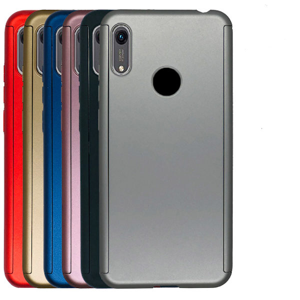Praktiskt Dubbelsidigt Skal (FLOVEME) - Huawei Y6 2019 Guld