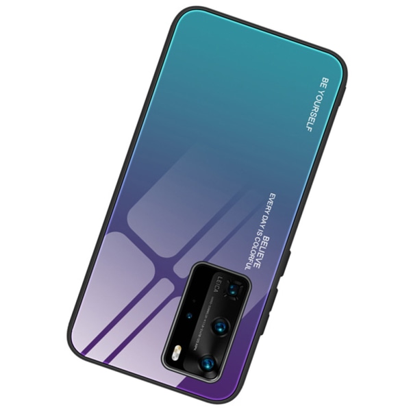 Huawei P40 Pro - Professionelt robust cover Blå/Rosa