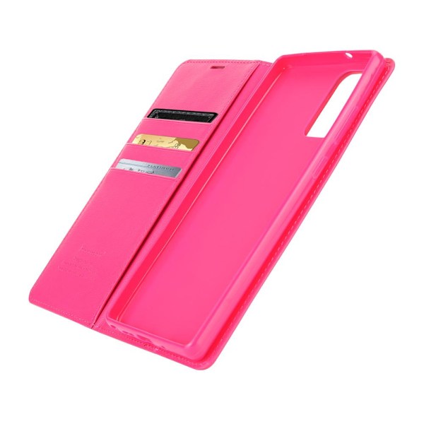 Stilsäkert Hanman Plånboksfodral - Samsung Galaxy Note 20 Roséguld