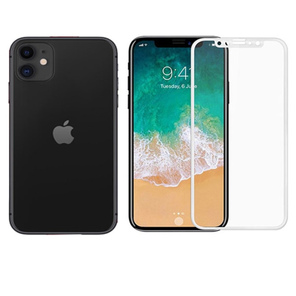 ProGuard iPhone 11 skærmbeskytter Carbon 9H 3D/HD Vit