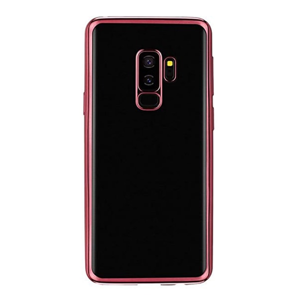 Samsung Galaxy A6 Plus - Silikonskall i belagt design Röd