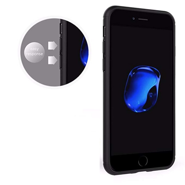 Praktisk beskyttelsescover (NILLKIN) - iPhone SE 2020 Svart