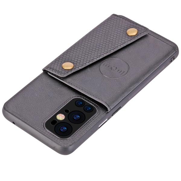 Stilsäkert Skal med Kortfack - OnePlus 9 Pro Mörkblå
