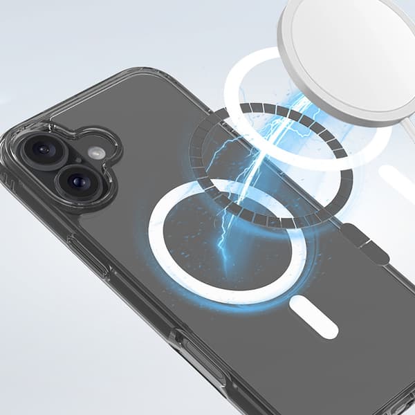 iPhone 17 Skyddsskal  Stöttåligt Magnetfodral i Lyxig Finish
