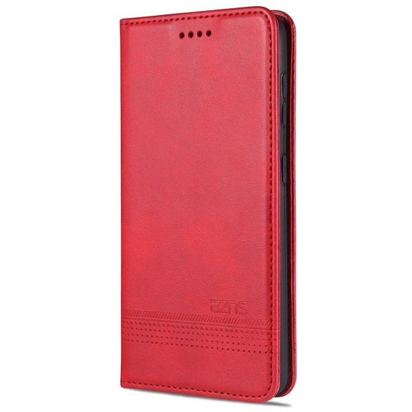 Glat (Yazunshi) pung etui - Samsung Galaxy S21 Ultra Röd