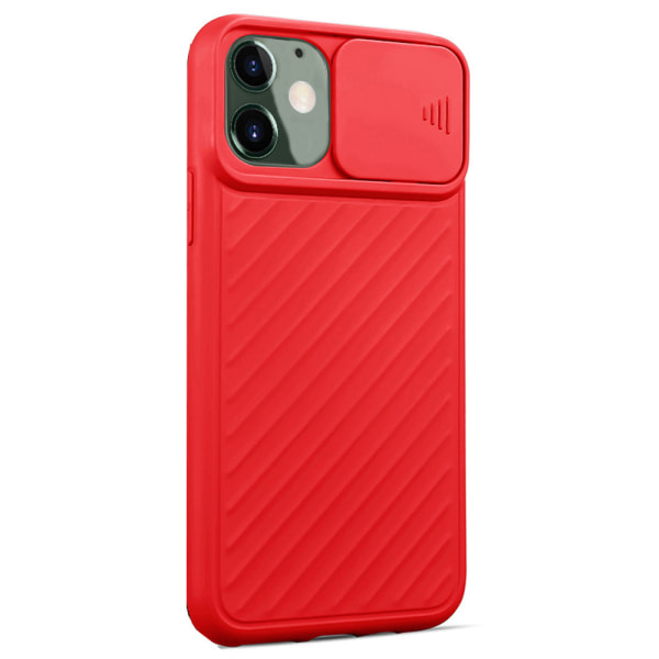 iPhone 11 - Skyddande Smart Skal KAMERA SKYDD Röd