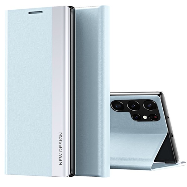 Samsung Galaxy S23 Ultra - Slimmat fodral med stil Mörkblå