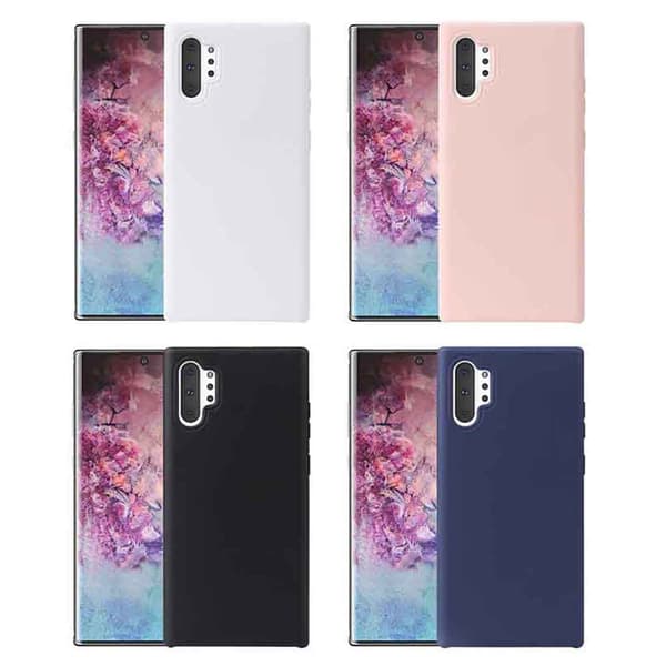 Stødabsorberende silikonecover - Samsung Galaxy Note10+ Ljusrosa