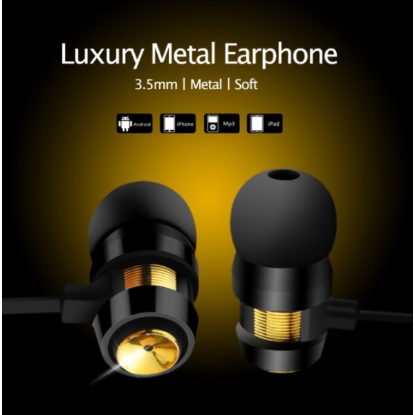 NKOBEE JTX-VOXMAN In-ear-hodetelefoner med Mic In-lineControl Guld