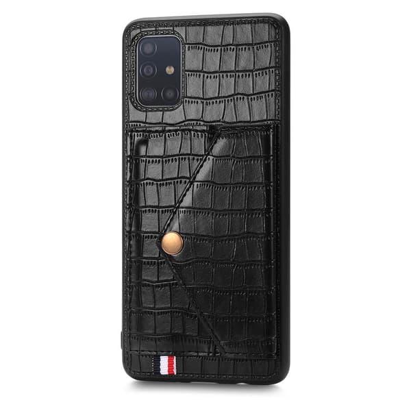 Gennemtænkt cover med kortrum - Samsung Galaxy A51 Blå