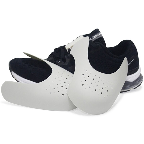 Anti-Crease Skoveck Sneaker Anti-Veck Skoskydd Vit L