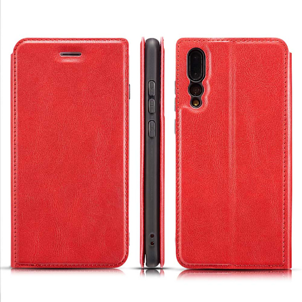 Robust Smidigt Plånboksfodral - Huawei P20 Svart
