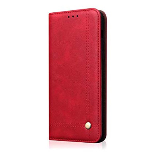 Huawei Y6 2019 - LEMAN lompakkokotelo Röd