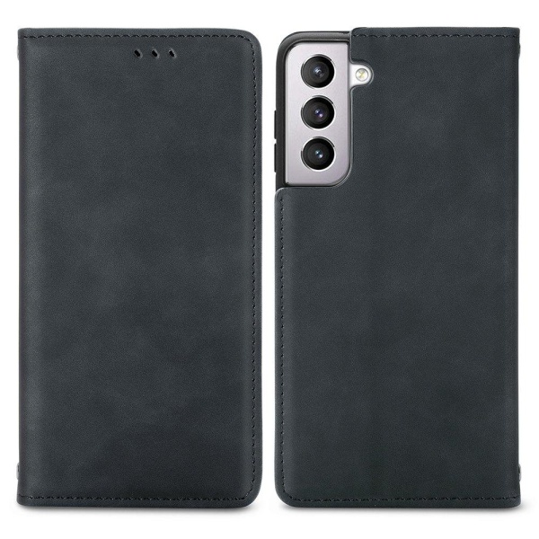Tyylikäs käytännöllinen lompakkokotelo - Samsung Galaxy S21 Plus Mörkblå